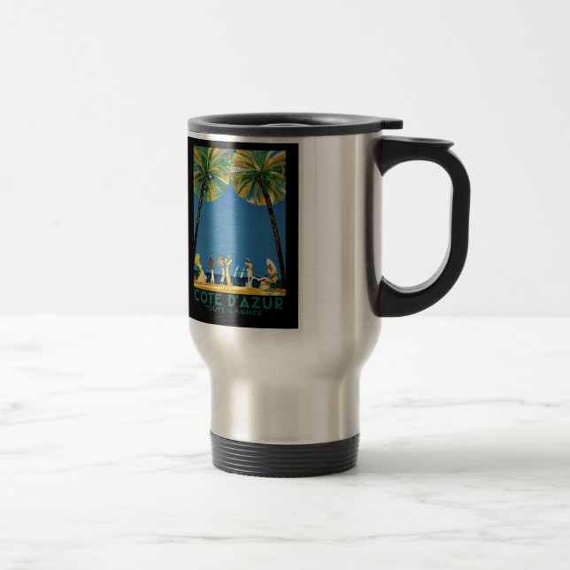 Taza De Viaje Viaje francés en la Costa Azul (Derecha)