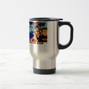 Taza De Viaje Viaje francés en la Costa Azul