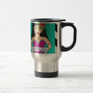 TAZA DE VIAJE ¿VIAJE MUG-ME? ¿UNA PERSONA DE LA MAÑANA?