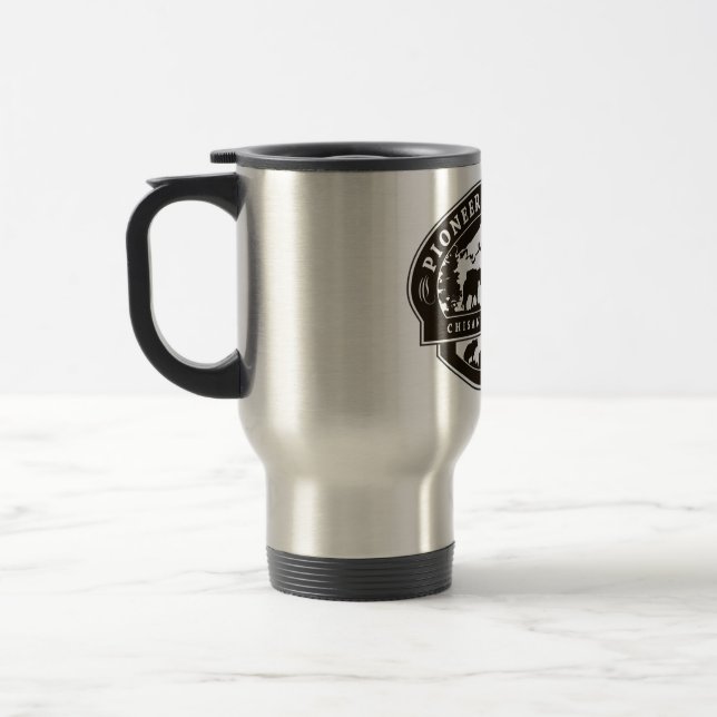 Taza De Viaje Viaje pionero de los vendedores de ropa (Izquierda)