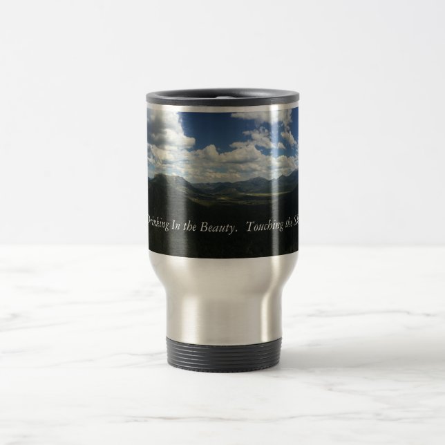 Taza De Viaje Viajero de la montaña rocosa (Centro)