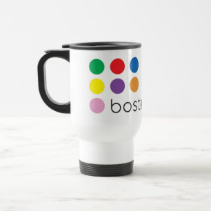Taza De Viaje Viajero del blanco del orgullo de Boston