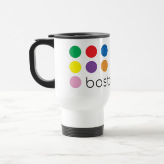 Taza De Viaje Viajero del blanco del orgullo de Boston