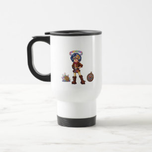 Taza De Viaje Viajero Eterno: Cele embroidery