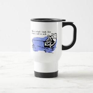 Taza De Viaje Viajes De Humor Para Trabajos De Pesca Con Mug De 