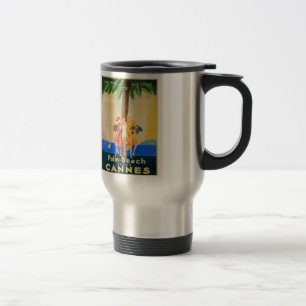 Taza De Viaje Viajes franceses de Cannes de época
