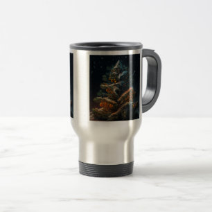Taza De Viaje Viajes/Mug de árbol de Navidad al aire libre, 15 o