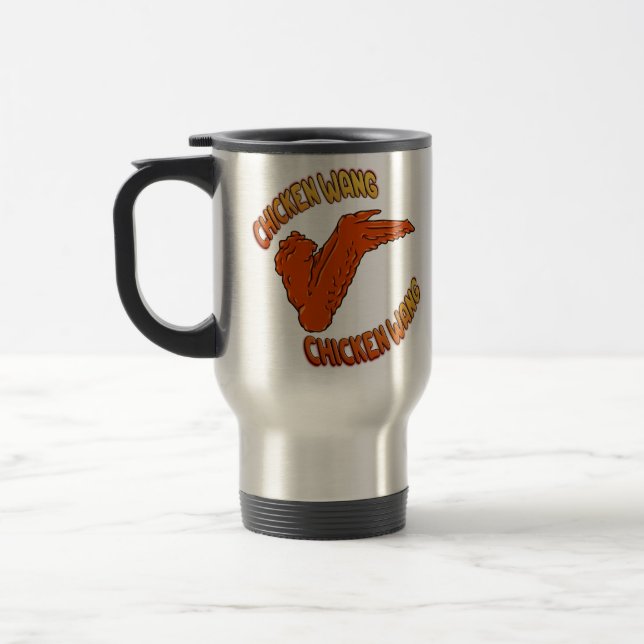 Taza De Viaje Viajes/Mug por el ala del pollo (Izquierda)