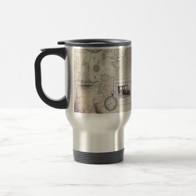 Taza De Viaje Viajes vintage (Izquierda)