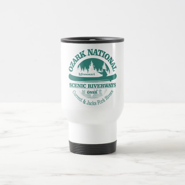 Taza De Viaje Vías Nacionales Escénicas de Ozark (CT) (Centro)