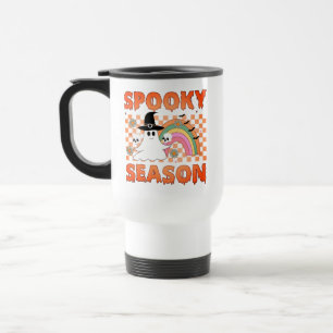 Taza De Viaje Vibraciones de Halloween de la Temporada Espeluzna