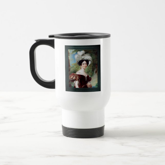 Taza De Viaje Victoria, duquesa de Kent por George Hayter (Izquierda)