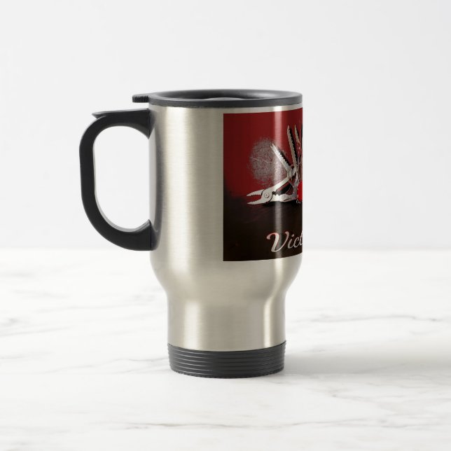 Taza De Viaje Victorinox Pocket cuchillo Mug (Izquierda)