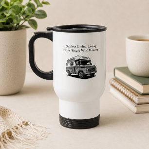 Taza De Viaje Vida al aire libre Amante del momento salvaje Aman