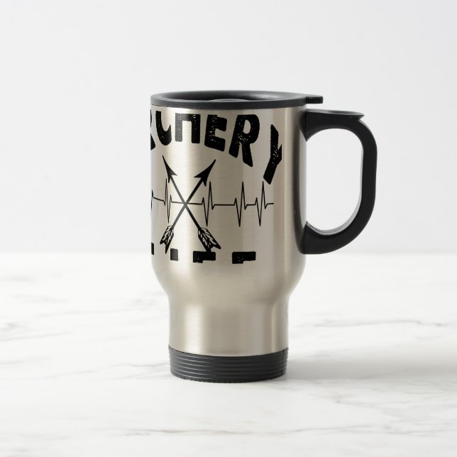 Taza De Viaje Vida en tiro con arco (Derecha)