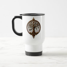 Taza De Viaje Vida Mística del Árbol