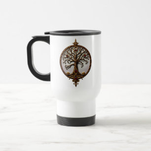 Taza De Viaje Vida Mística del Árbol