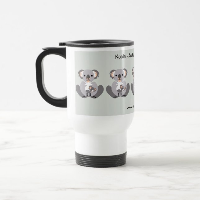 Taza De Viaje Vida silvestre - KOALA - Naturaleza - Conservación (Izquierda)