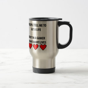 Taza De Viaje Vidas del videojugador