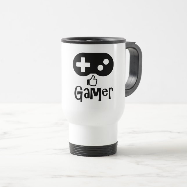 Taza De Viaje Videojugador - viaje/taza del viajero (Anverso derecho)