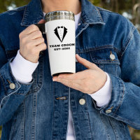 Vidrio de propuesta de Groomsmen, Team Groom perso