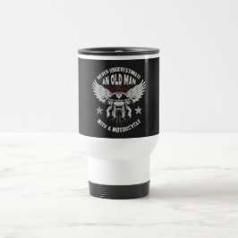 Taza De Viaje Viejo de motocicleta