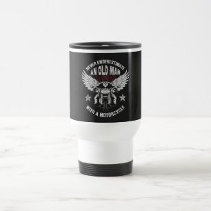 Taza De Viaje Viejo de motocicleta