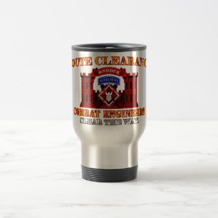 Taza De Viaje vigésimo Bde del En aerotransportados - bombero d