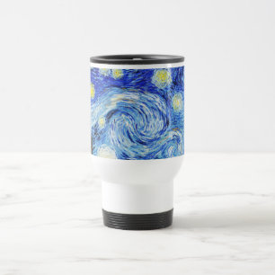 Taza De Viaje Vincent Van Gogh, la pintura La noche estrellada
