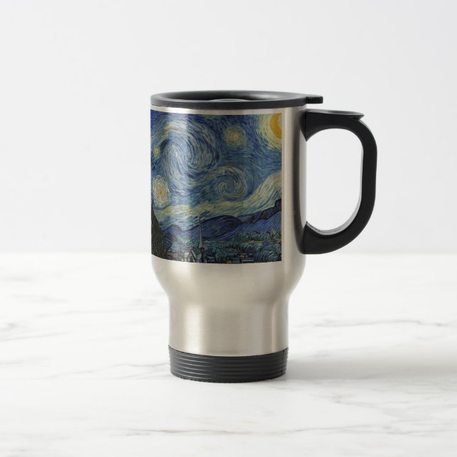 Taza De Viaje Vincent van Gogh| Noche estrellada, junio de 1889 (Derecha)