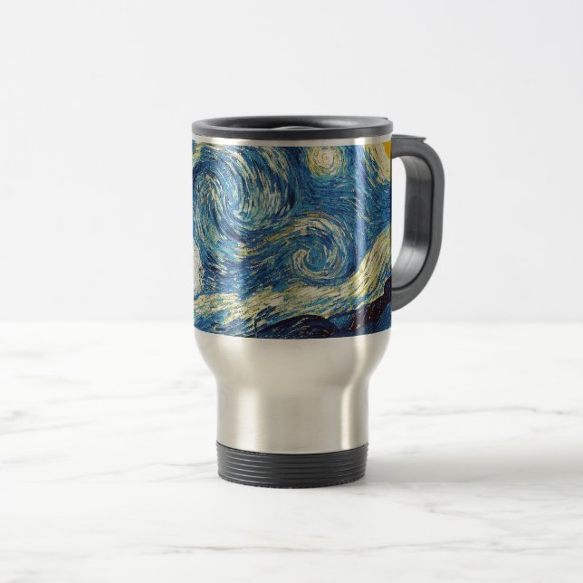 Taza De Viaje Vincent van Gogh - Starry Night, (Anverso derecho)