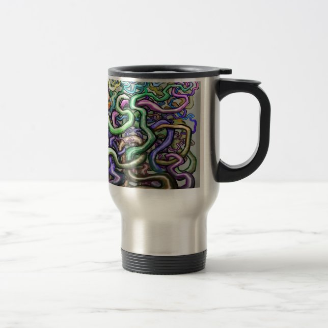 Taza De Viaje Vinos arcoiris torcidos (Derecha)