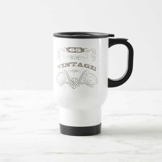 Taza De Viaje Vintage 65th Birthday (Derecha)