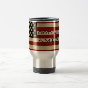 Taza De Viaje Vintage American Flag GIFTS
