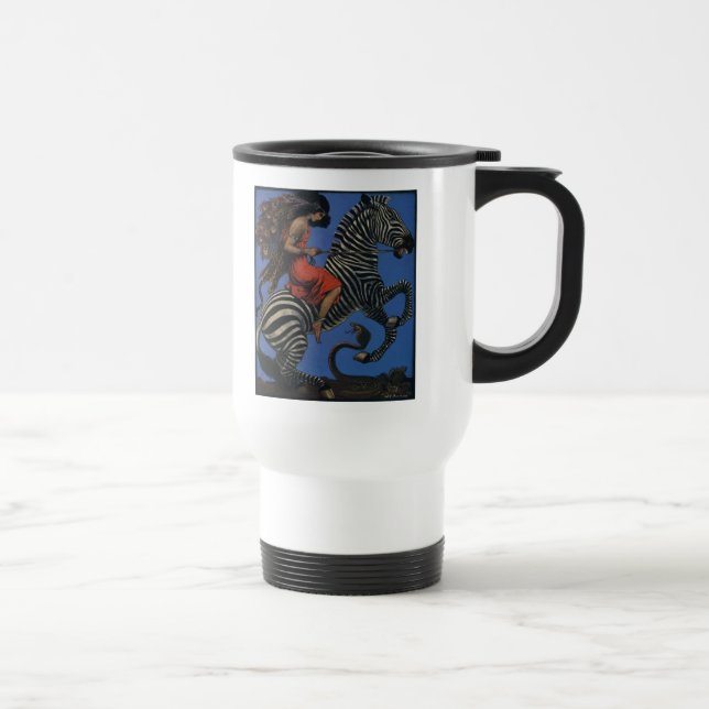 Taza De Viaje Vintage Art Nouveau (Derecha)
