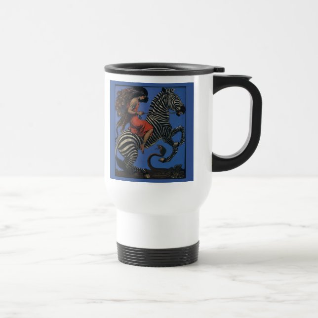 Taza De Viaje Vintage Art Nouveau (Derecha)