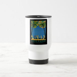 Taza De Viaje Vintage Cote D'Azur French Travel Mug