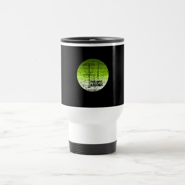 Taza De Viaje Vintage de disco golf (Centro)
