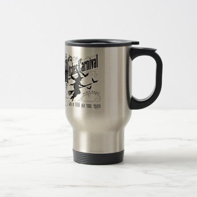 Taza De Viaje Vintage Halloween Witch (Derecha)