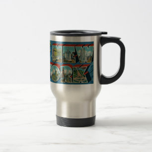 Taza De Viaje Vintage Howdy de Nueva York