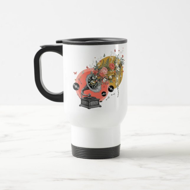 Taza De Viaje Vintage Melody Garden (Izquierda)