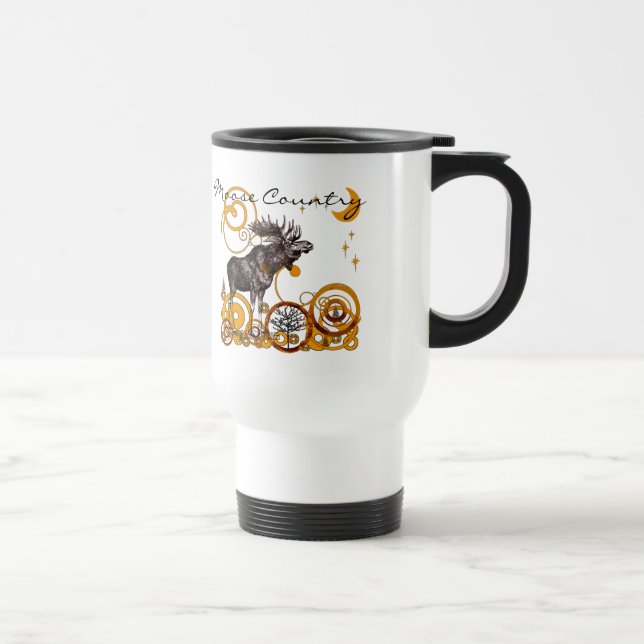 Taza De Viaje Vintage Moose (Derecha)