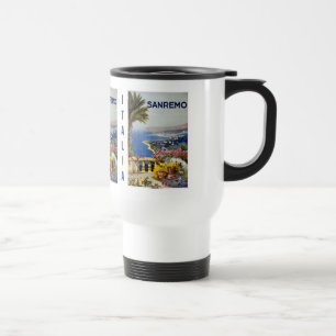 Taza De Viaje Vintage Sanremo Italia personalizados