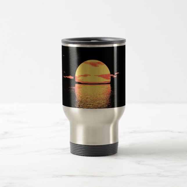 Taza De Viaje Vintage Sunset - Mug (Centro)