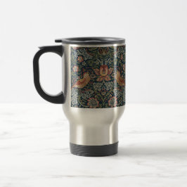 Taza De Viaje Vintage William Morris Strawberry Thief