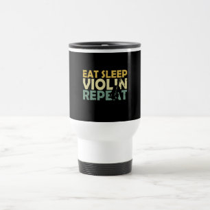 Taza De Viaje Violin Retro