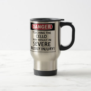 Taza De Viaje Violoncelo del peligro