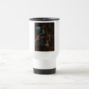 Taza De Viaje Virgen de las Rocas, Virgen María, Jesús, Juan