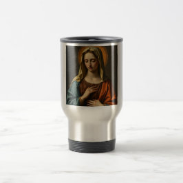 Taza De Viaje Virgen María Estilo Renacimiento Mug Viaje