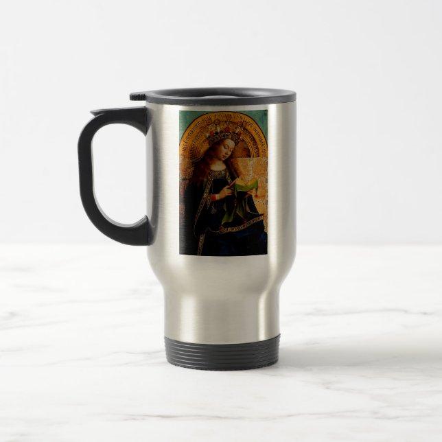Taza De Viaje Virgin Mary por Jan van Eyck (Izquierda)